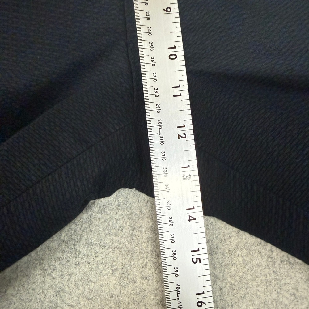 Carlisle Dress Pants Size 8 Black Textured Cotton Lined Straight Leg Trousers - Picture 5 of 9